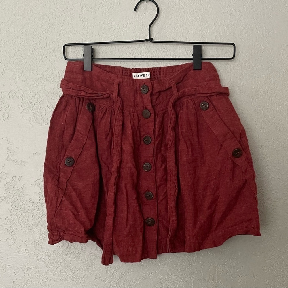 Forever 21 orange skirt